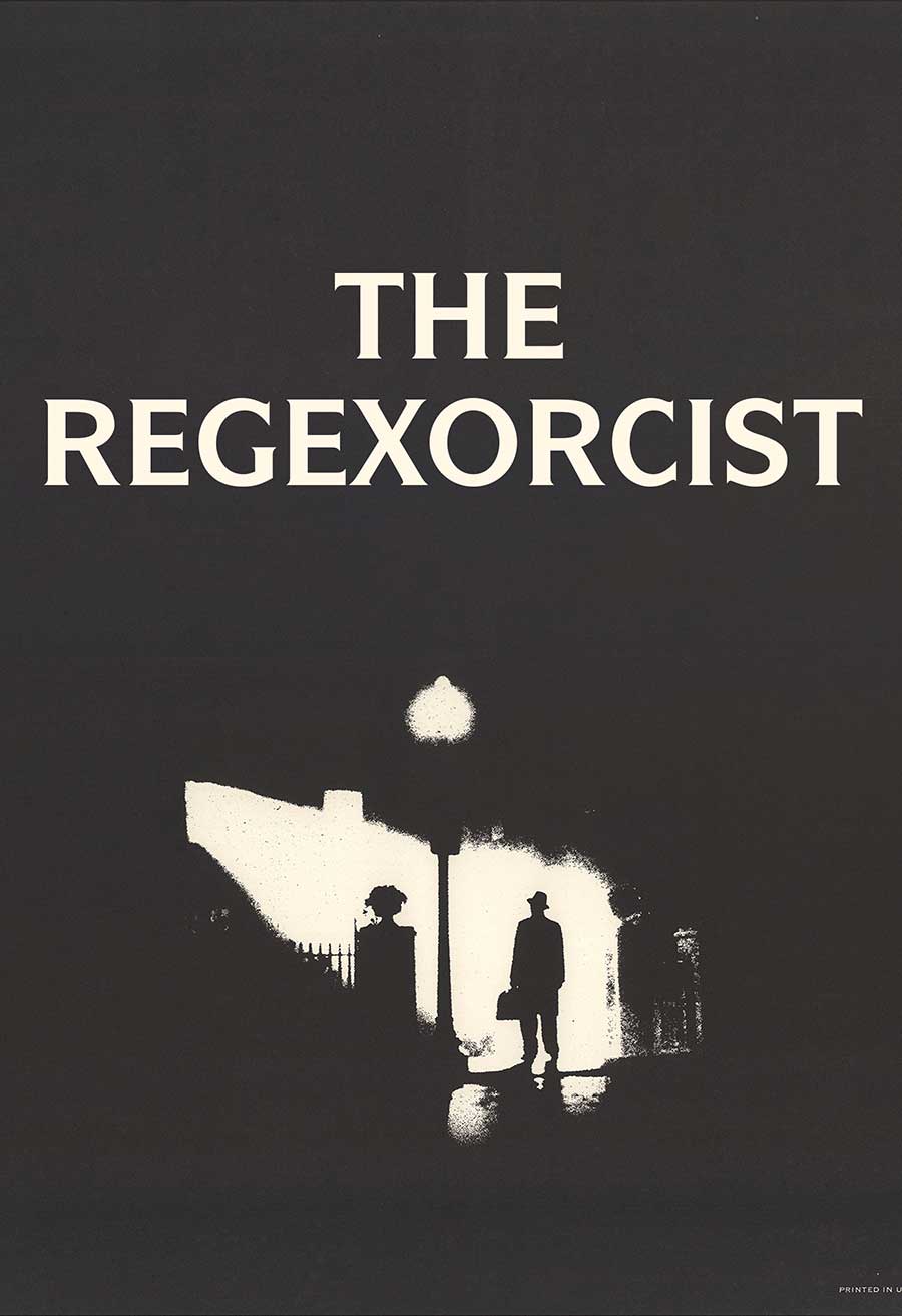 Movie poster parody - The Regexorcist