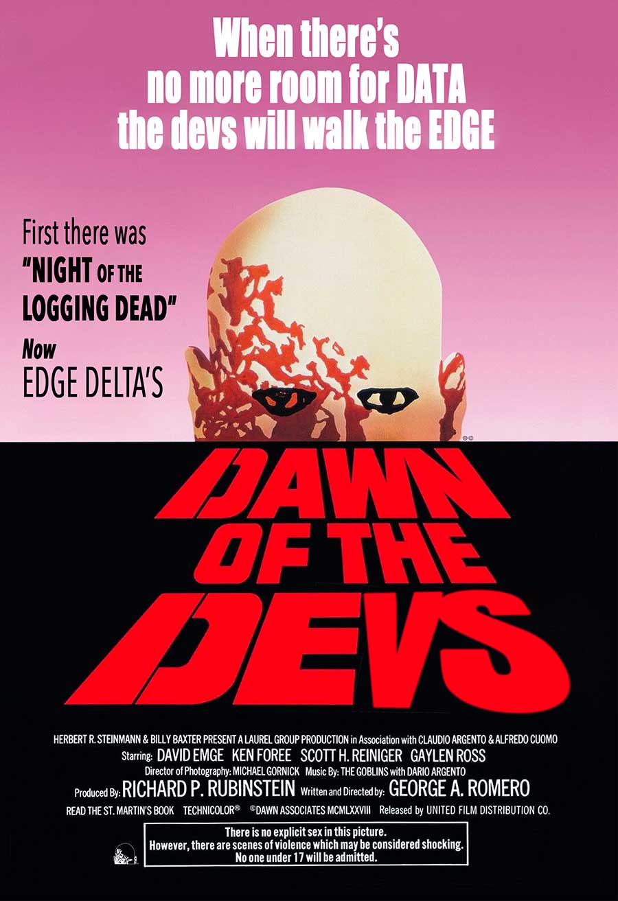 Movie poster parody - Dawn of the Devs